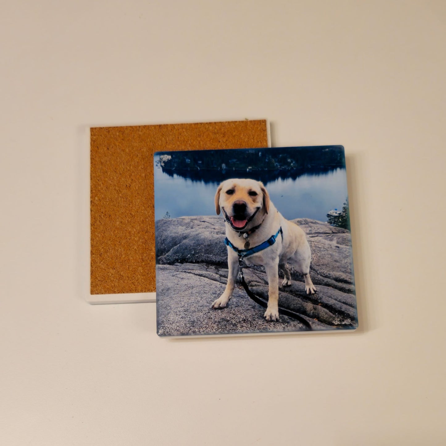 Custom Sublimated Ceramic Coasters – 3.75" Square | Personalized Drink Coasters