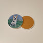Custom Sublimated Ceramic Coasters – 3.5" Circle | Personalized Drink Coasters