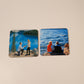 Custom Sublimation Coasters – 3.75" Square MDF Wood with Gloss Finish & Cork Backing