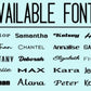 | Personalized Glitter Pen |